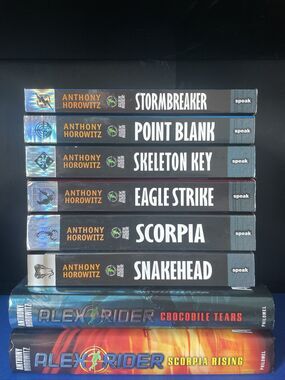 Alex Rider Series (Lot of 8) by Anthony Horowitz 2 hardback 6 paperback